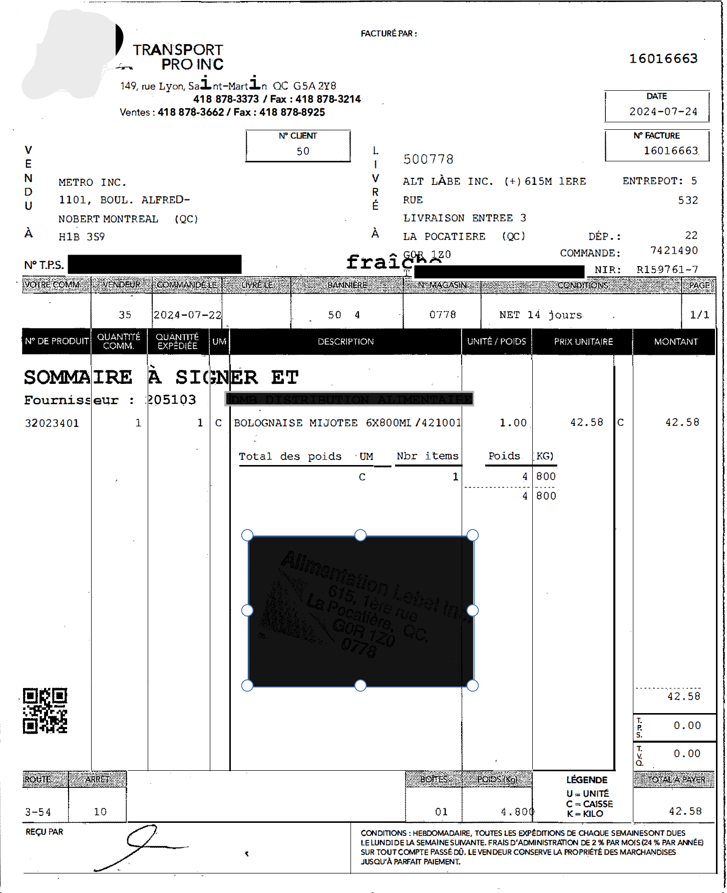 Procol Invoice Procol — Smart document management for transport & distribution